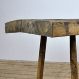 Vintage oak butcher's table 1920