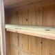 Parisian wardrobe / vintage wardrobe in raw wood