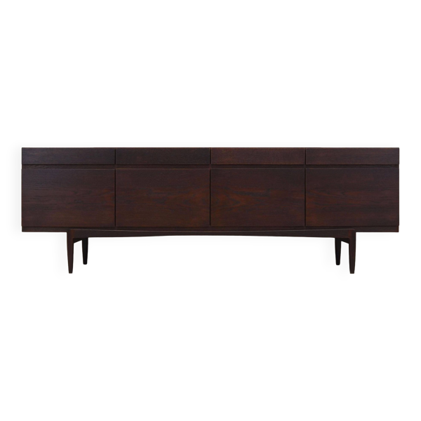 Enfilade en chêne, design danois, années 1970, designer : Ib Kofod Larsen, fabricant : Faarup Møbelfabrik