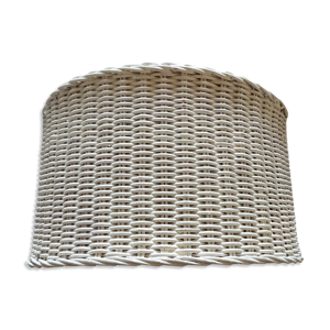 Applique rotin blanche