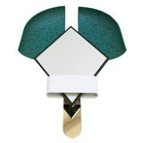 Contemporary Italian Green "Bonnet" Mirror Designed by Elena Salmistraro