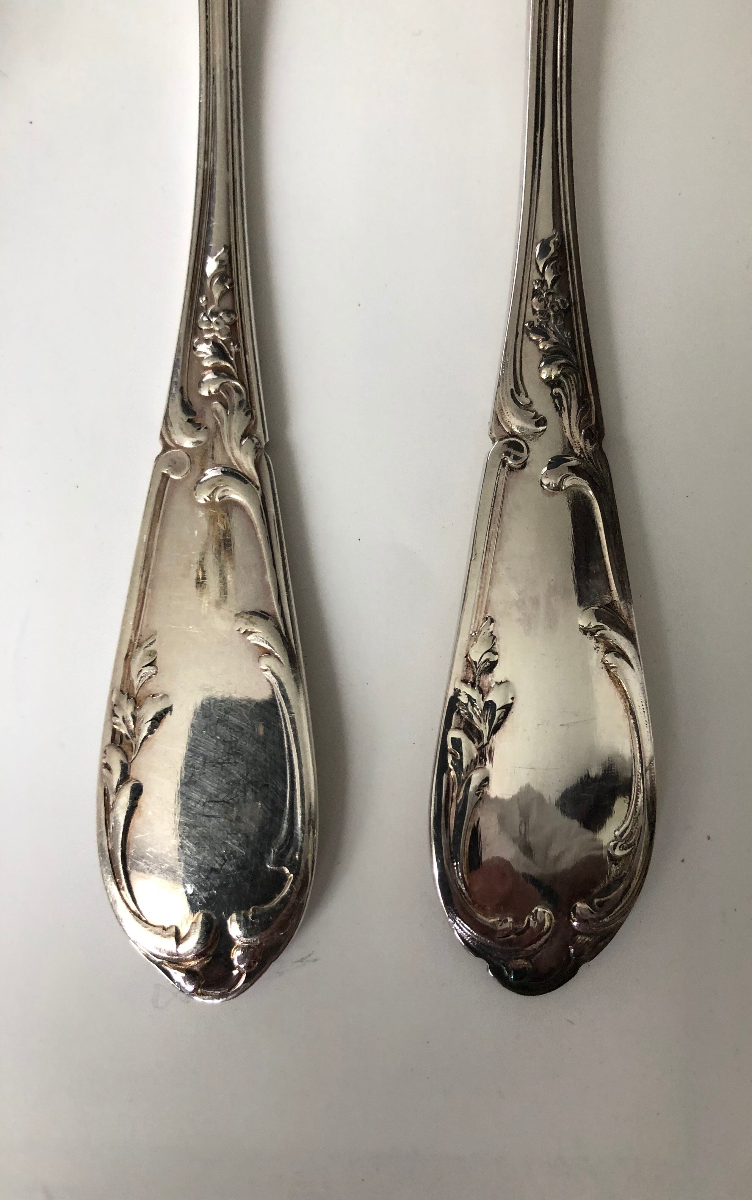 Ménagère 24 pièces en métal argenté