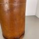 lovely real leather paper bin basket by Torben Ørskov & Co Denmark, 1960s