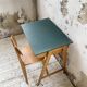 Bureau et chaise enfant pieds compas