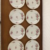 8 Limoges porcelain dessert plates