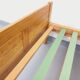 Vintage Mountain Design Les Arcs bed in ash wood from the 60s 70s