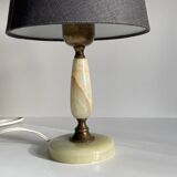Lamp feet in vintage onyx stone