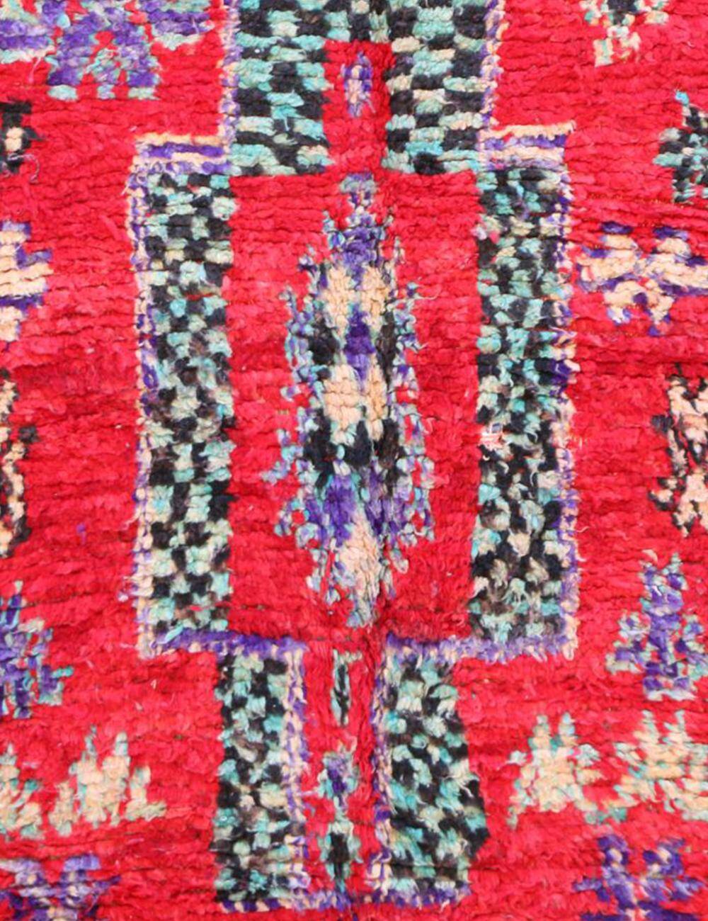 Tapis Vintage Rouge Berbère - 318 x 147 cm
