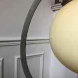 Art Deco lamp in yellow opaline glass