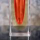 Large red Sommerso Murano vase, Italy, 1960s