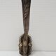 Four patères bronze patinated leafy décor early 20th century