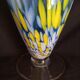 Large Murano glass vase, handmade, 38 cm high