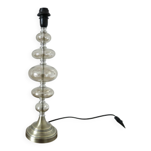 lampe en cristal ambré,