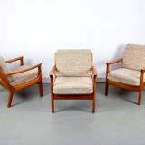 Vintage teak lounge chair by Juul Kristensen, 1960s