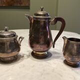 Three-piece coffee service. Christofle/Gallia. Art Deco