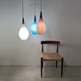 Scandinavian blown glass hanging Holmegaard 1960