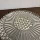 Vintage glass ceiling light "diamond points"