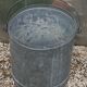 Old zinc bucket