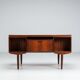 J. Svendstrup writing desk in rosewood A.P. Mobler Denmark 1960