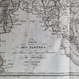 Map of the Parthian Empire from the Atlas of the History of the Emperors of 1819, 48 x 34 cm