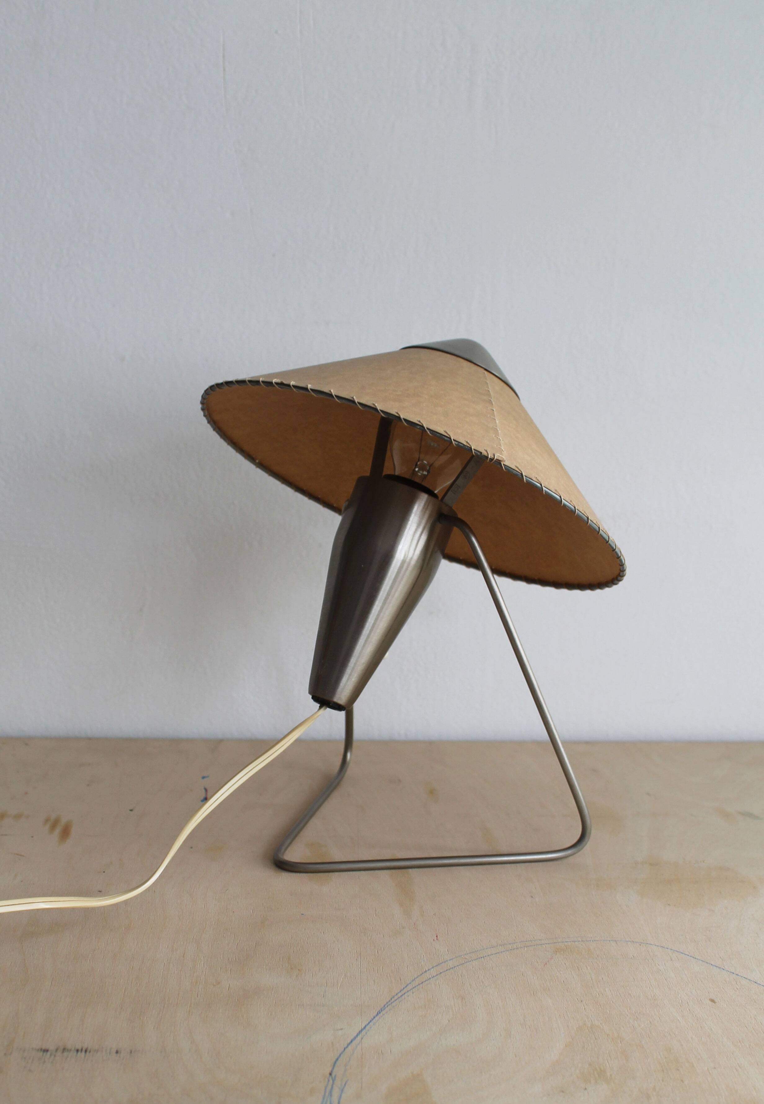 1950s Czech Modernist Table Lamp by Helena Frantová