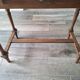 Antique solid wood desk with tiers – metal handles