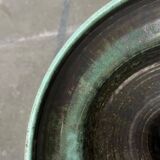 Brutalist studio pottery vase in East German style from the mid-century by Kerstin & Ralf Unterstab for Kunsttöpferei Unterstab KTU, 1960s.