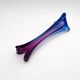 Large Sommerso Vase Murano Violet Blue 34cm