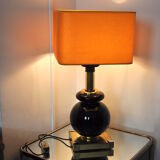 Table lamp ceramic 70s Lumica