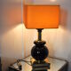 Table lamp ceramic 70s Lumica