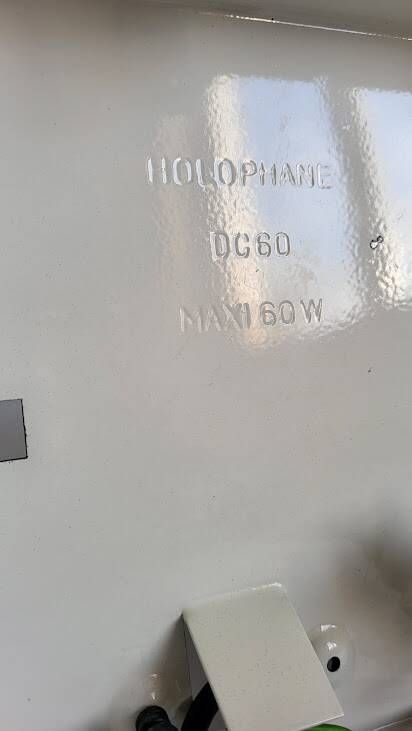 Holophane ceiling light