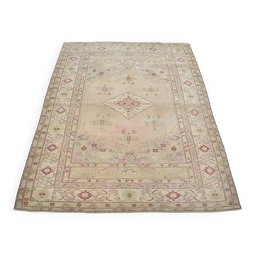 Handknotted Floor Vintage Rug sku3436