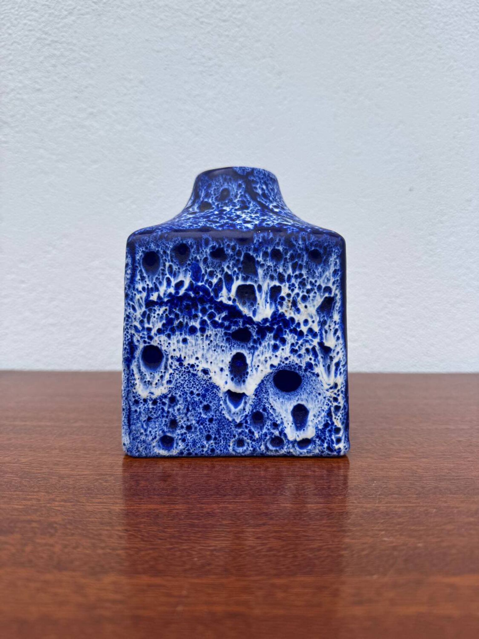 Vase carré ES Keramik, années 70