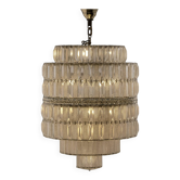 Tiered Crystal Chandelier, 1960s, Czechoslovakia
