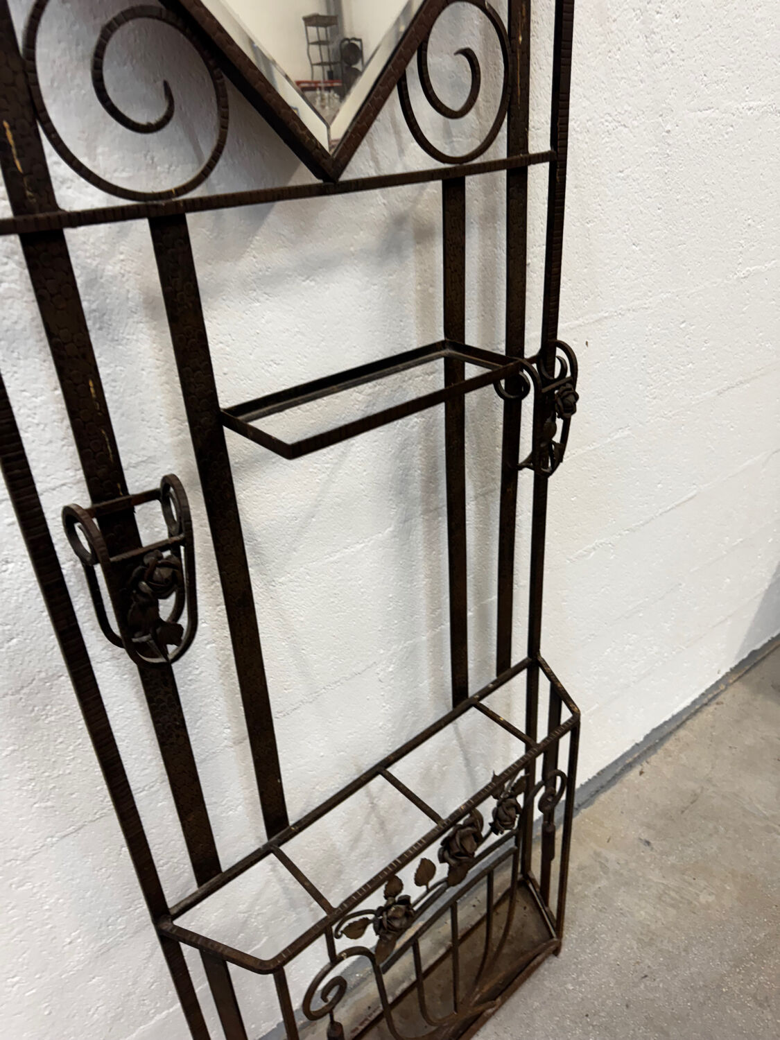 Art Deco coat rack / entrance hall wardrobe