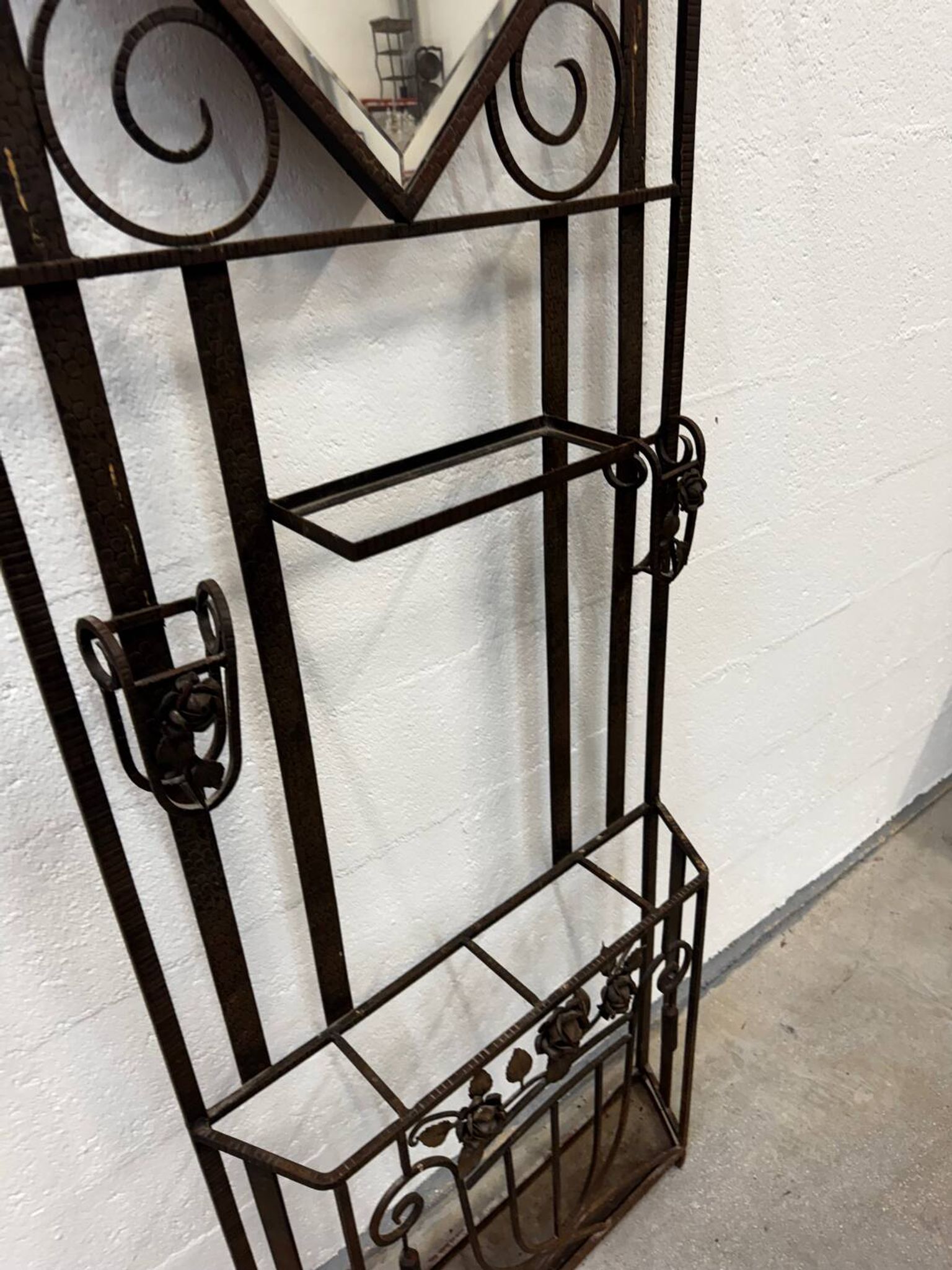 Art Deco coat rack / entrance hall wardrobe