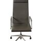 Set of Matteo Grassi designer armchairs – MIZAR Collection – Grey leather