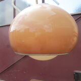 70s plastic ball chandelier