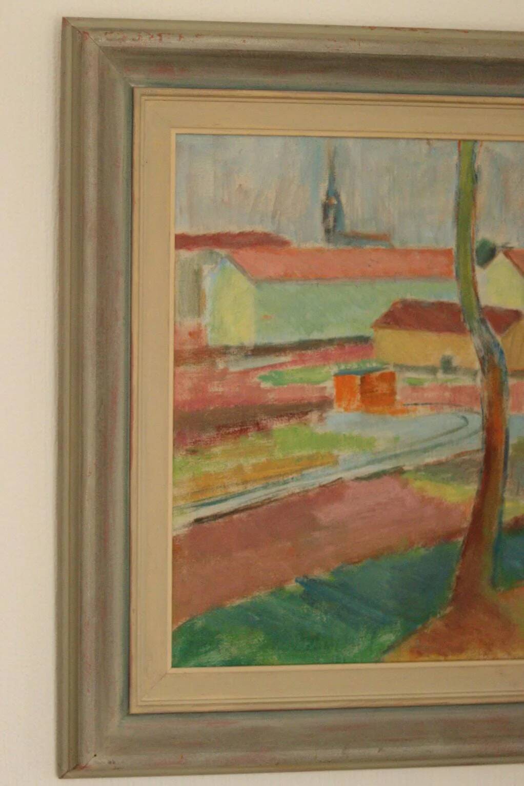 Maisons cachées par les arbres par Clas Walter Sundman