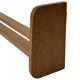 Vintage wooden wall shelve rack bookshelf in wood minimalist