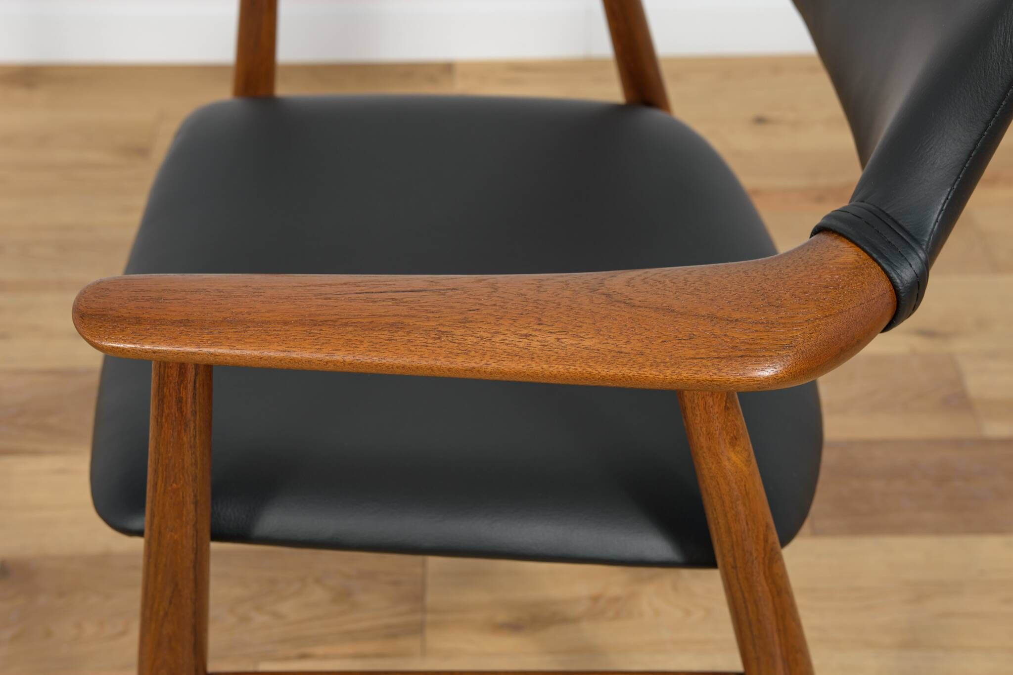 Mid century Teak Dining Chairs Model GM11 by Svend Åge Eriksen for Glostrup, 1950s, Set of 6