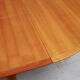 1960s round diningtable in cherrywood from LÜBKE