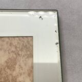 Beveled mirror photo frame 18 x 24cm 1940s