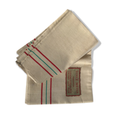 6 New old tea towels 55x70 métis