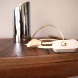 Small vintage chrome metal lamp