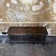 Large Heavy 18th Century Circa 1700 Primitive Carved Oak Sword Chest, Good