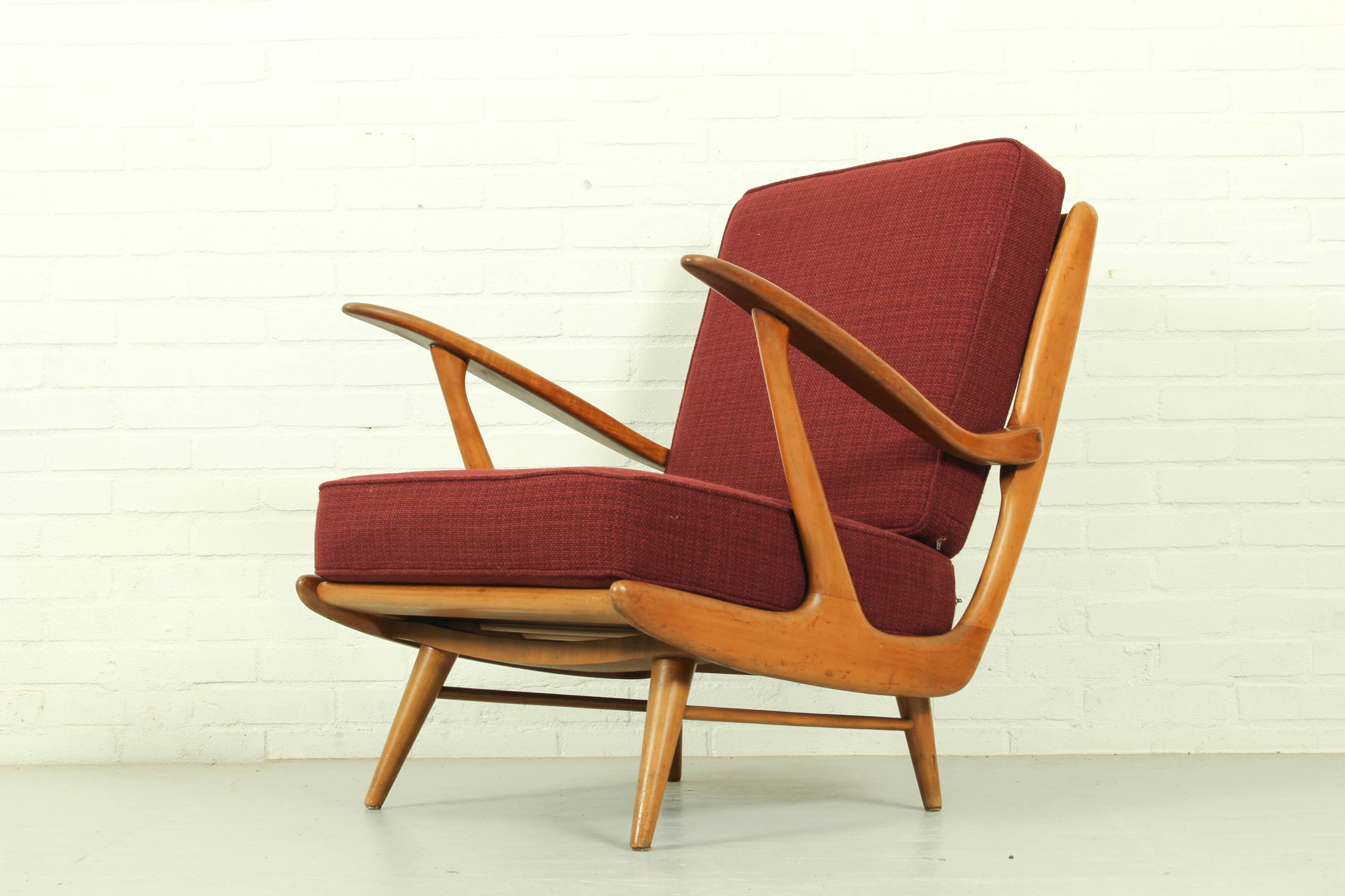 Canapés et fauteuils lounge au design vintage Sprij / Spuij’s, années 1960
