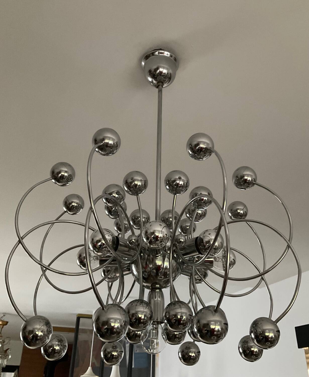 Vintage Sputnik chandelier from the 60s-70s