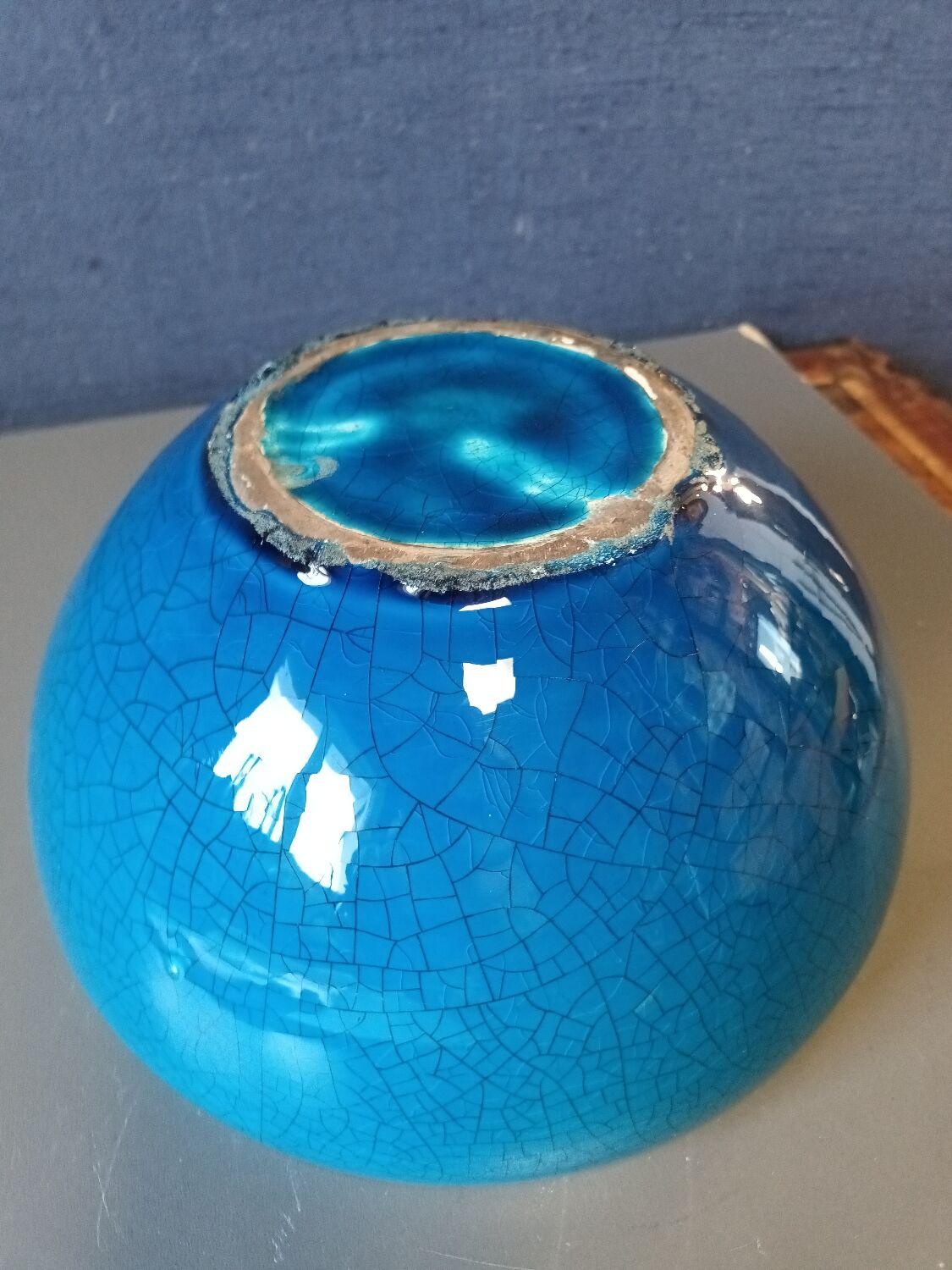 Saladier bleu