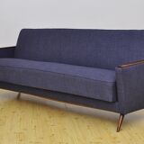 Daybed 3 seat sofa with fold-out function, 1960s